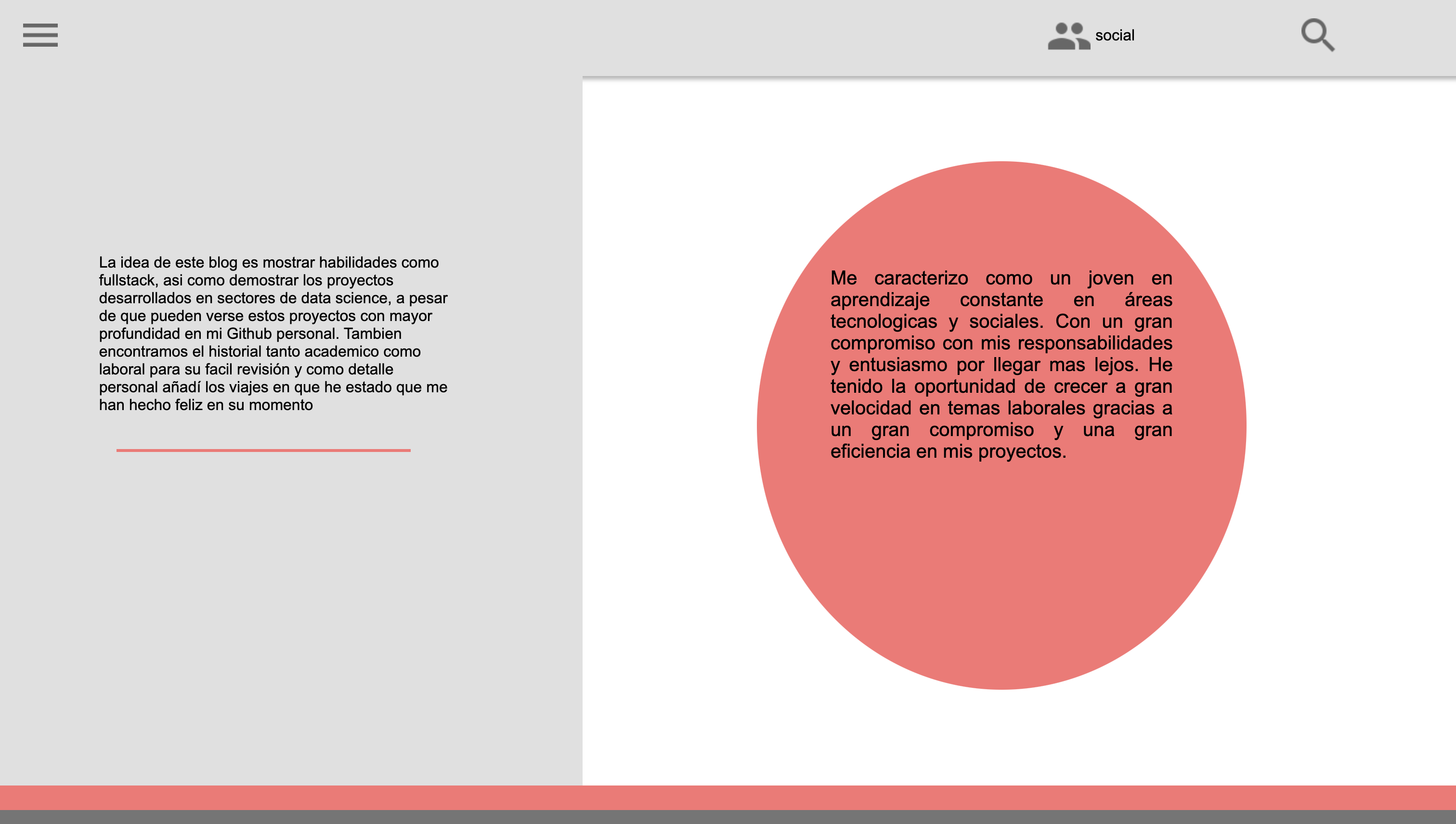Second iteration with enhanced design but still static